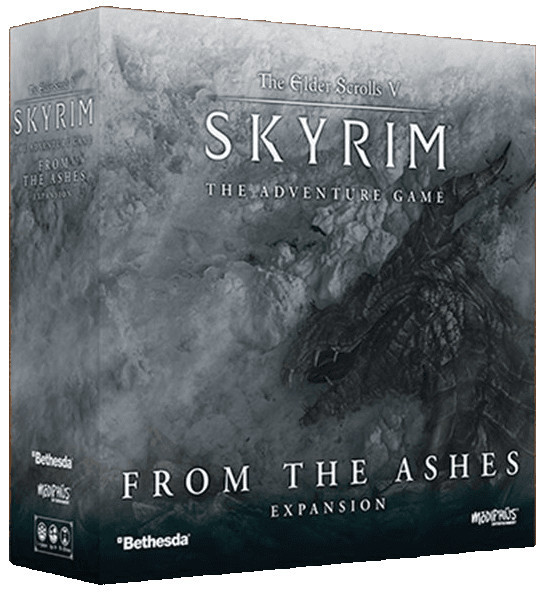 The Elder Scrolls Skyrim Adventure Board Game From the Ashes Expansion