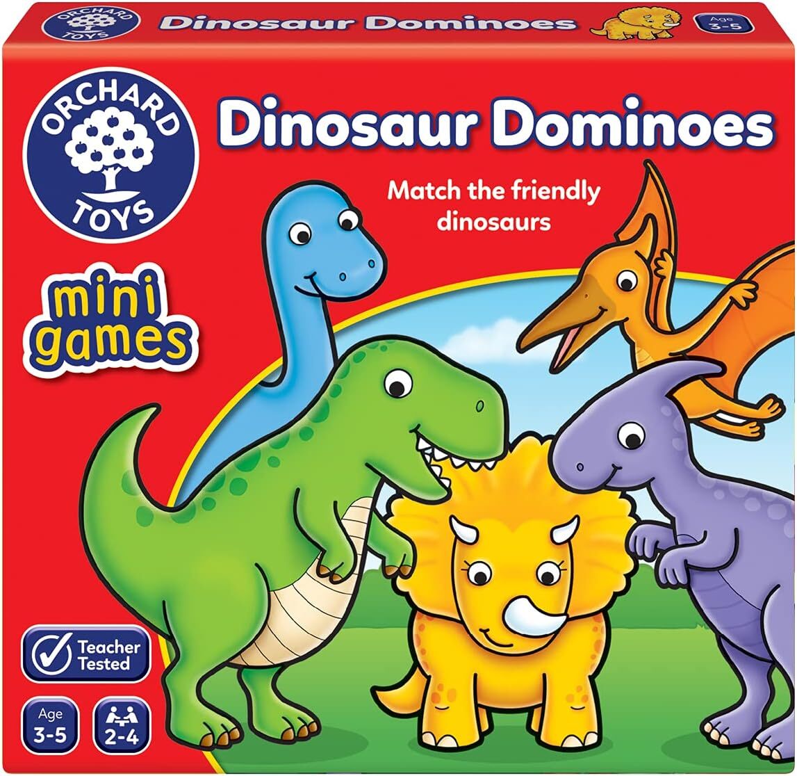 Orchard Mini Game: Dinosaur Dominoes - Match the Friendly Dinosaurs