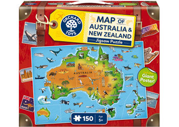 Orchard Jigsaw - Map of Australia & New Zealand