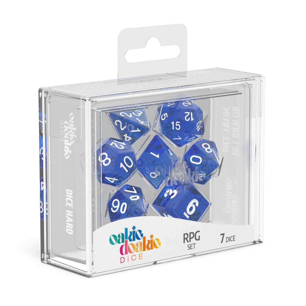 RPG Set - Speckled - Blue (7 dice)