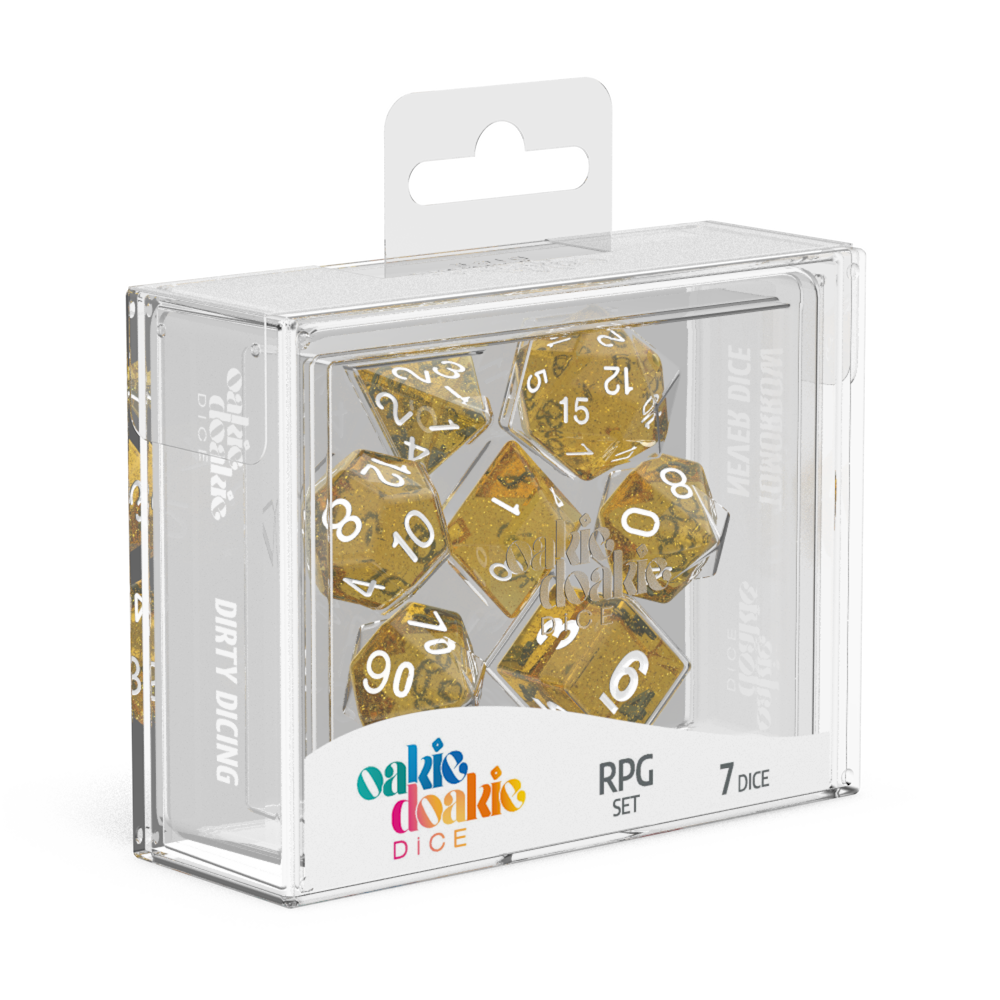 RPG Set - Speckled - Orange (7 dice)  