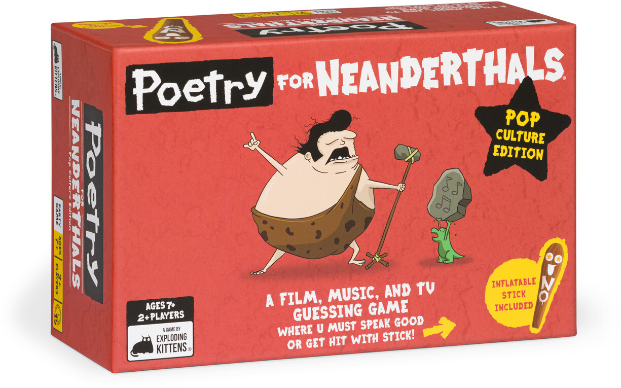 Poetry For Neanderthals Pop Culture Edition