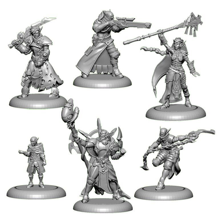 Iron Kingdoms Roleplaying Game: Shadow of the Seeker Miniatures Set (plastic)
