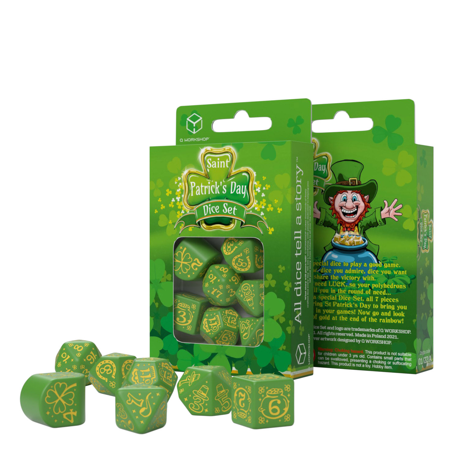 St. Patrick Dice Set - The Lucky Charm