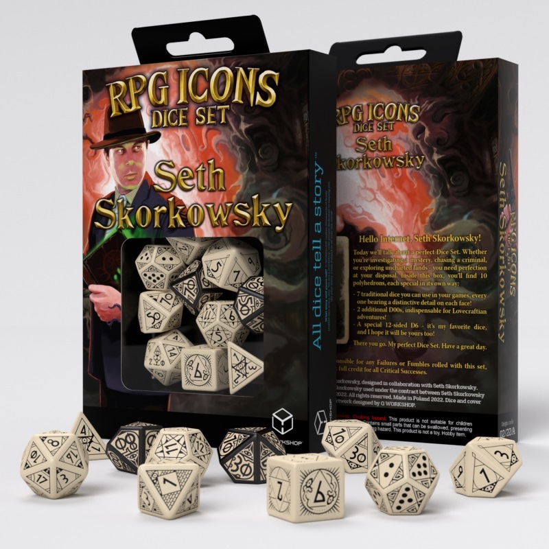 RPG Icons Dice Set Seth Skorkowsky