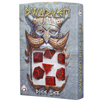 Dwarven Dice Set: Red/Black