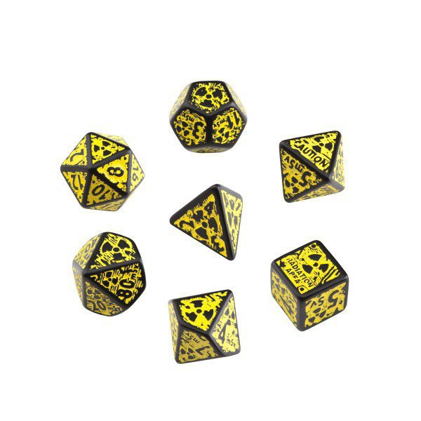 Nuke Dice Set - Sickly Yellow (Revised)