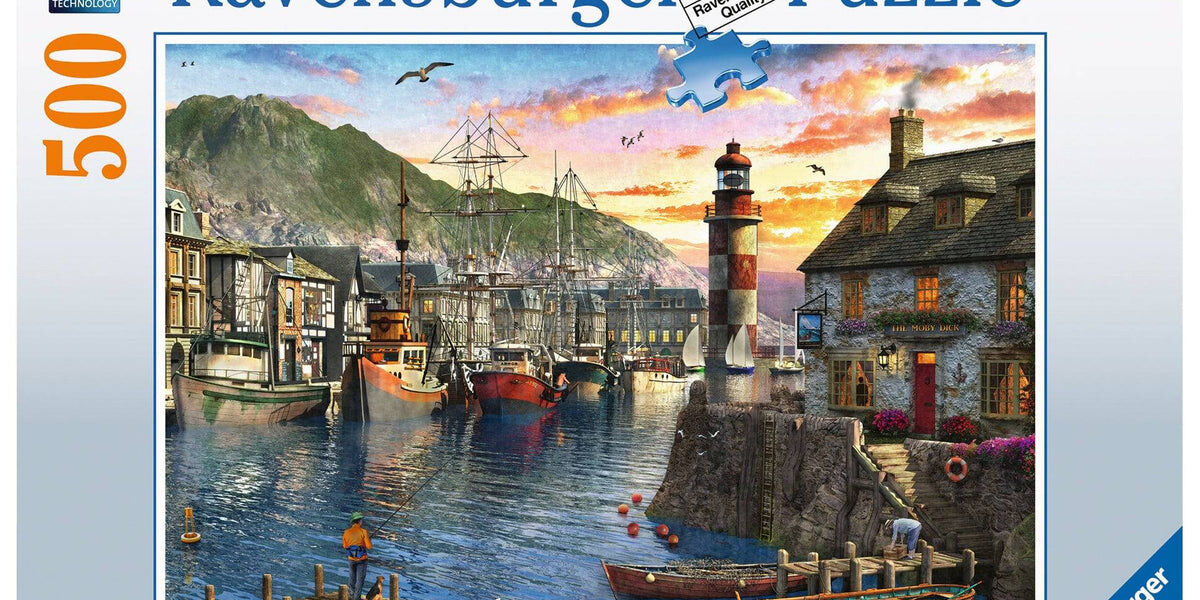 Sunrise at the Port Jigsaw Puzzle 500pc