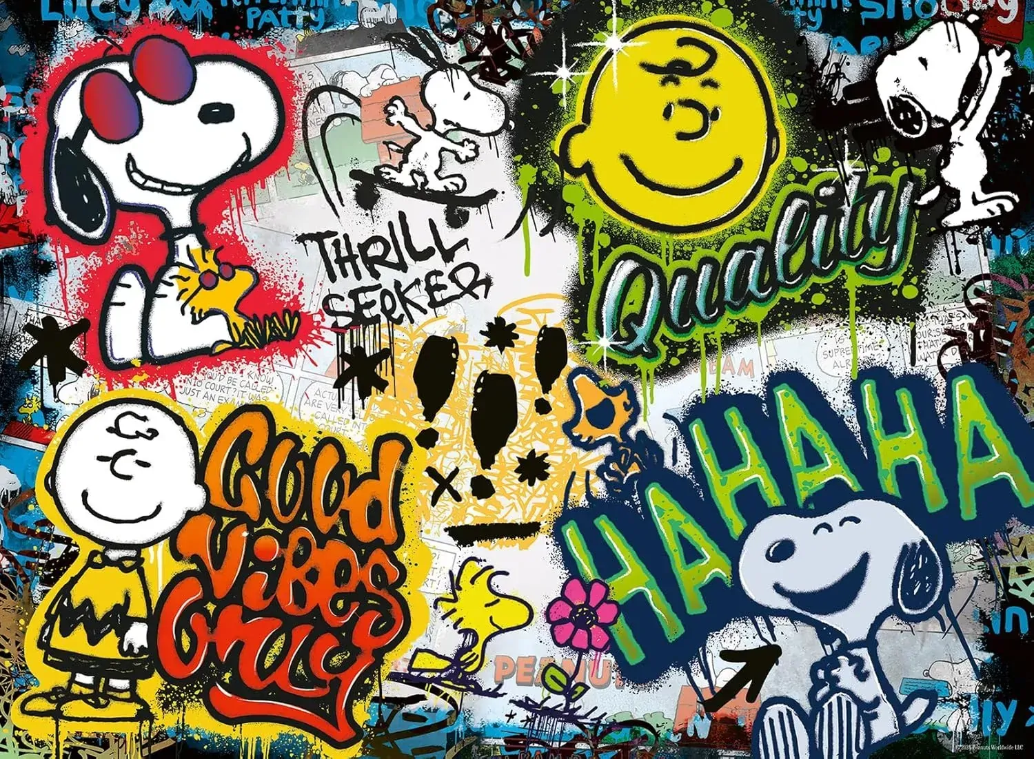 Ravensburger - Peanuts Graffiti Puzzle 500p