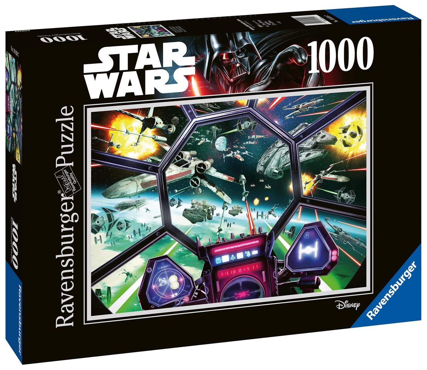 Disney Star Wars: TIE Fighter Cockpit Jigsaw Puzzle 1000pc