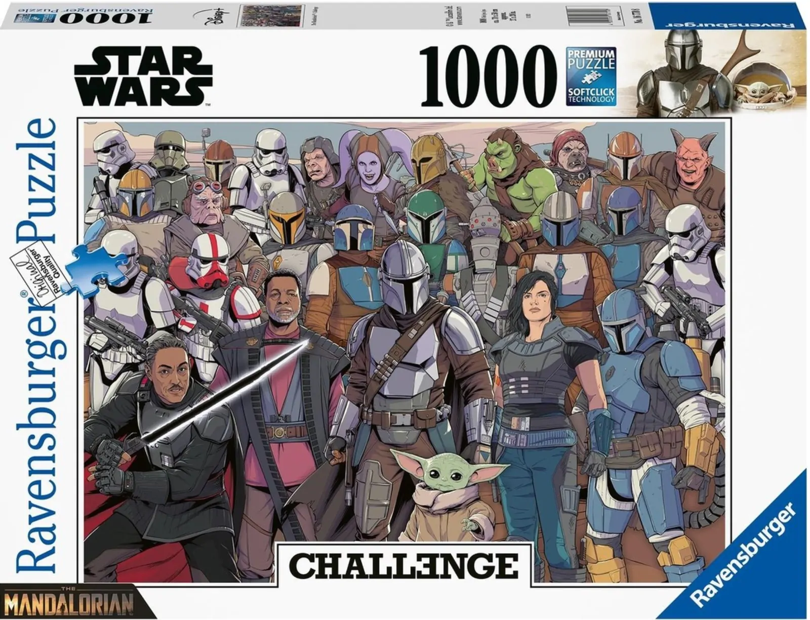 Disney Star Wars: The Mandalorian – Baby Yoda Challenge Jigsaw Puzzle 1000pc