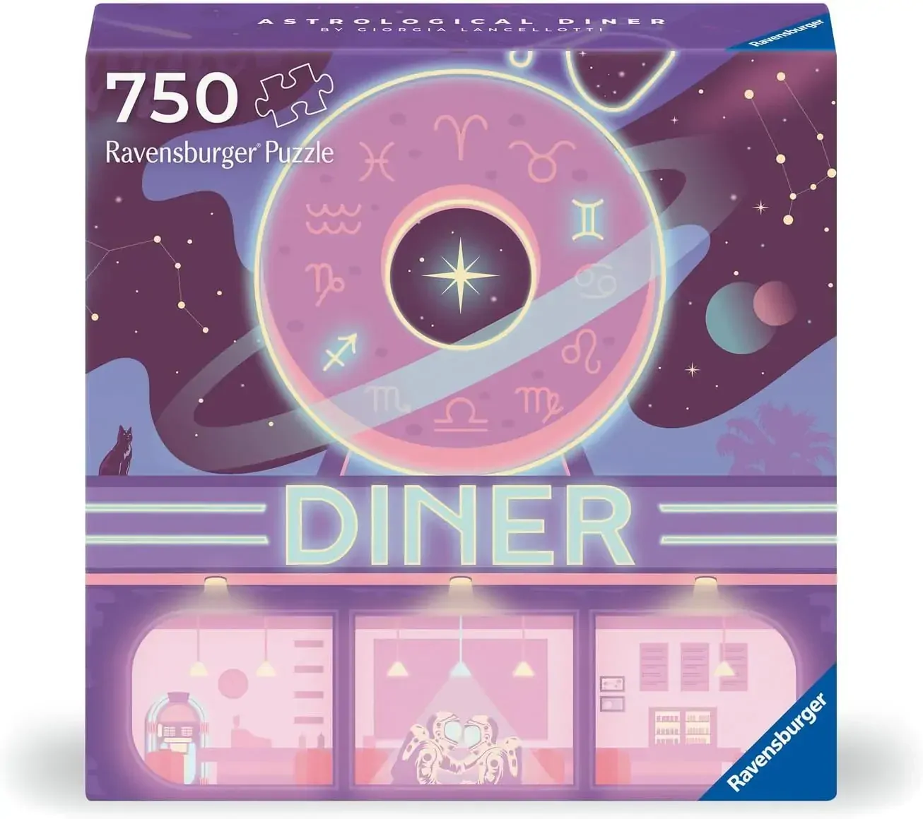 Art & Soul: Astrological Diner Jigsaw Puzzle 750pc