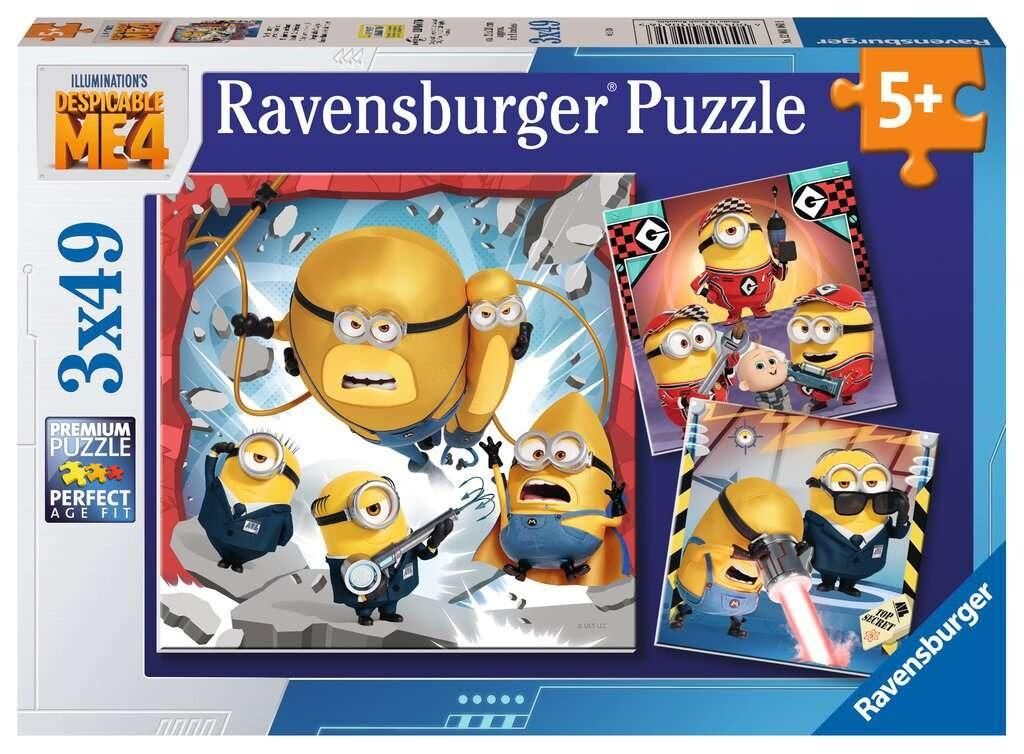 Despicable Me 4 Jigsaw Puzzle 3x49pc