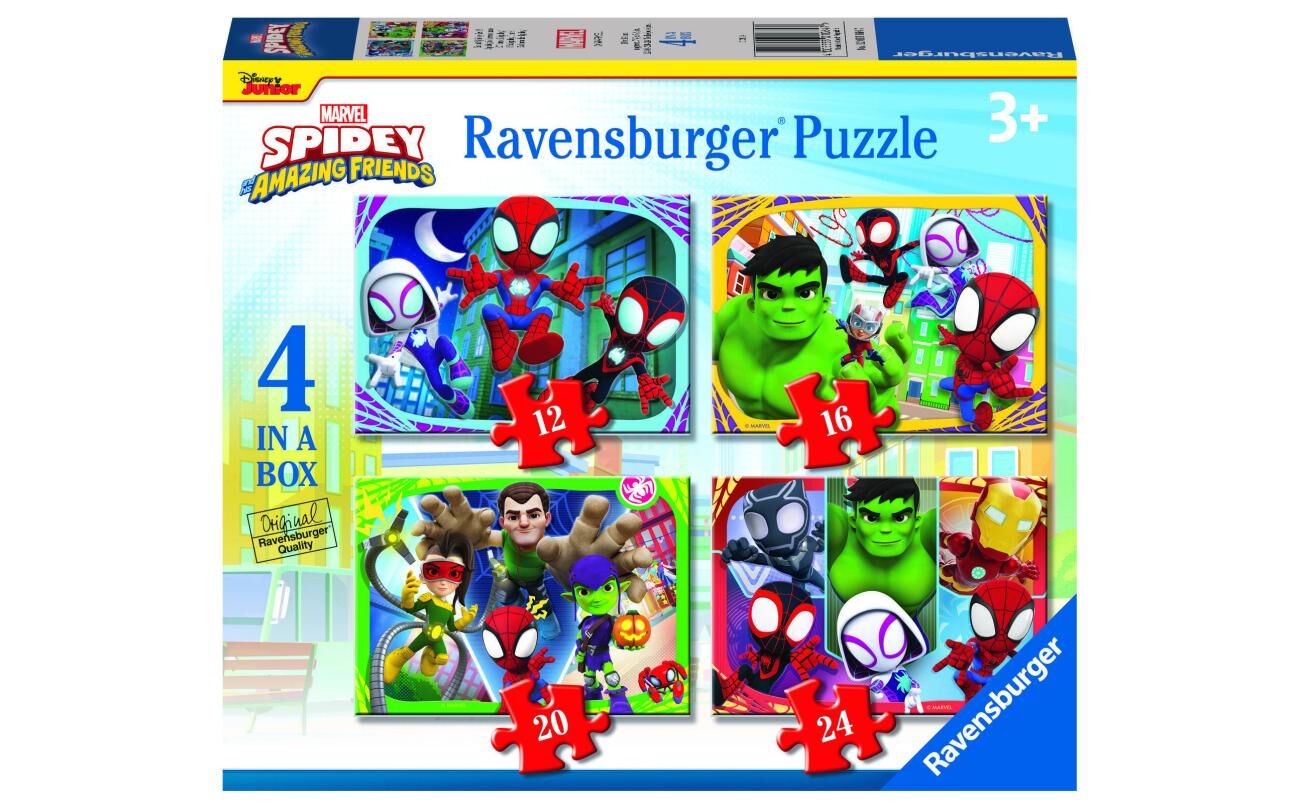 Spidey & His Amazing Friends Jigsaw Puzzle 12/16/20/24pc