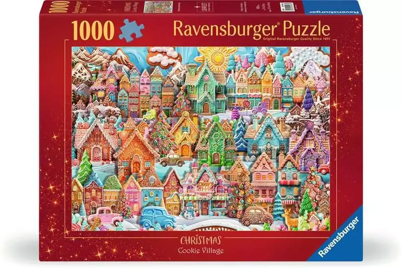 Christmas Cookie Village Jigsaw Puzzle 1000pc
