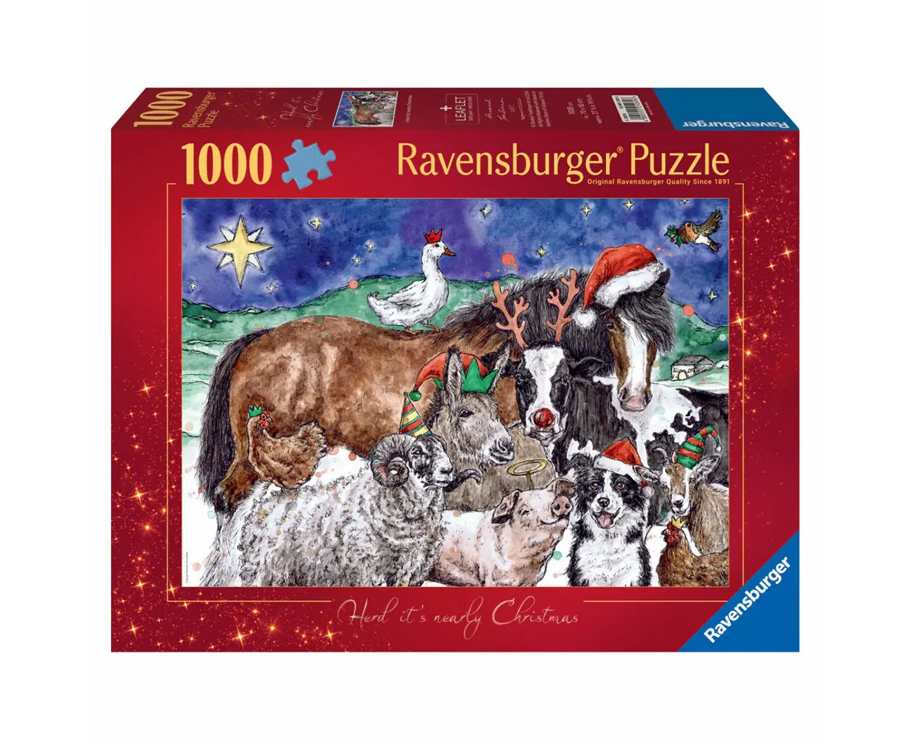 Christmas Farm Jigsaw Puzzle 1000pc