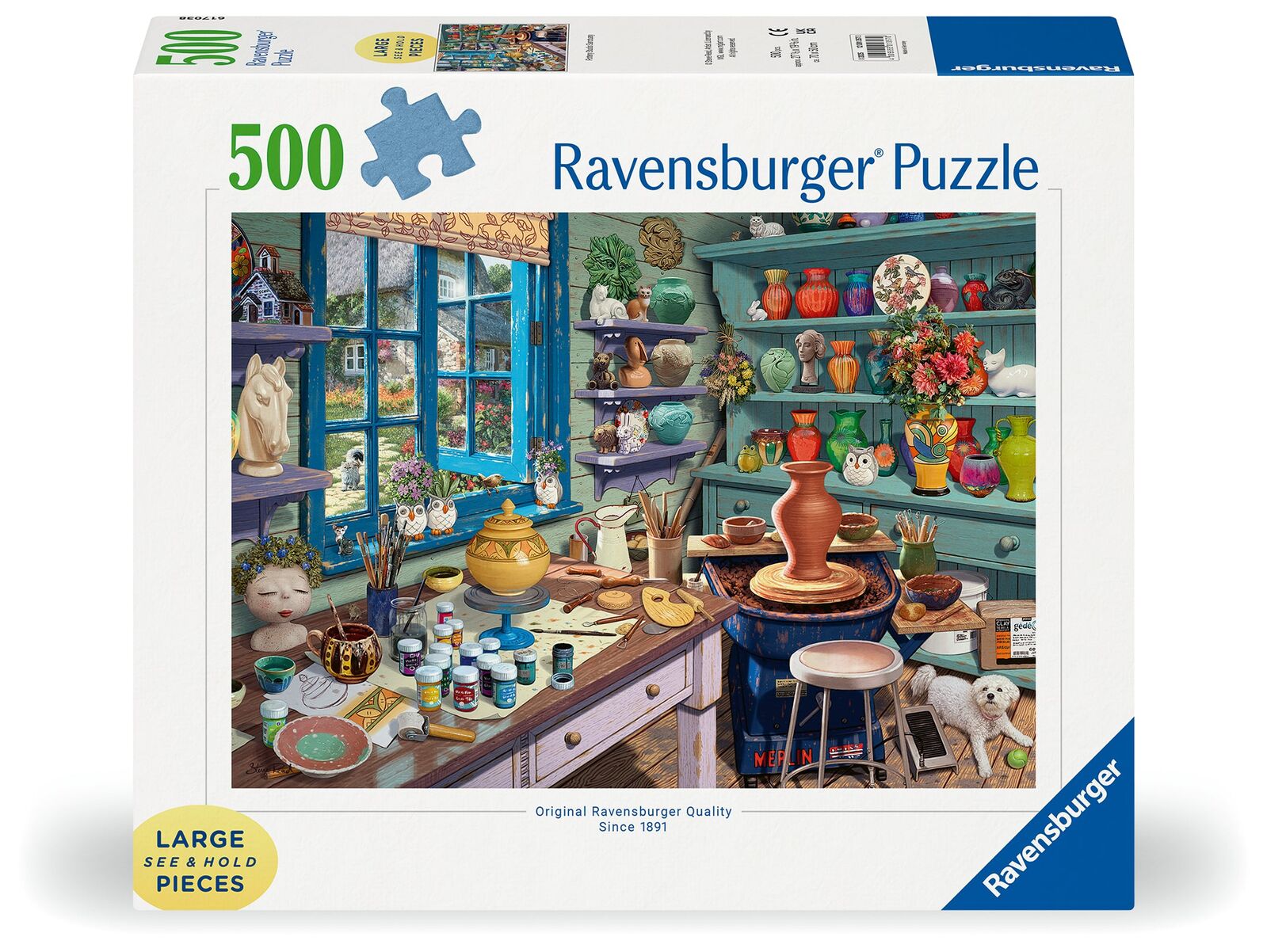 Pottery Studio Sanctuary Jigsaw Puzzle 500pc