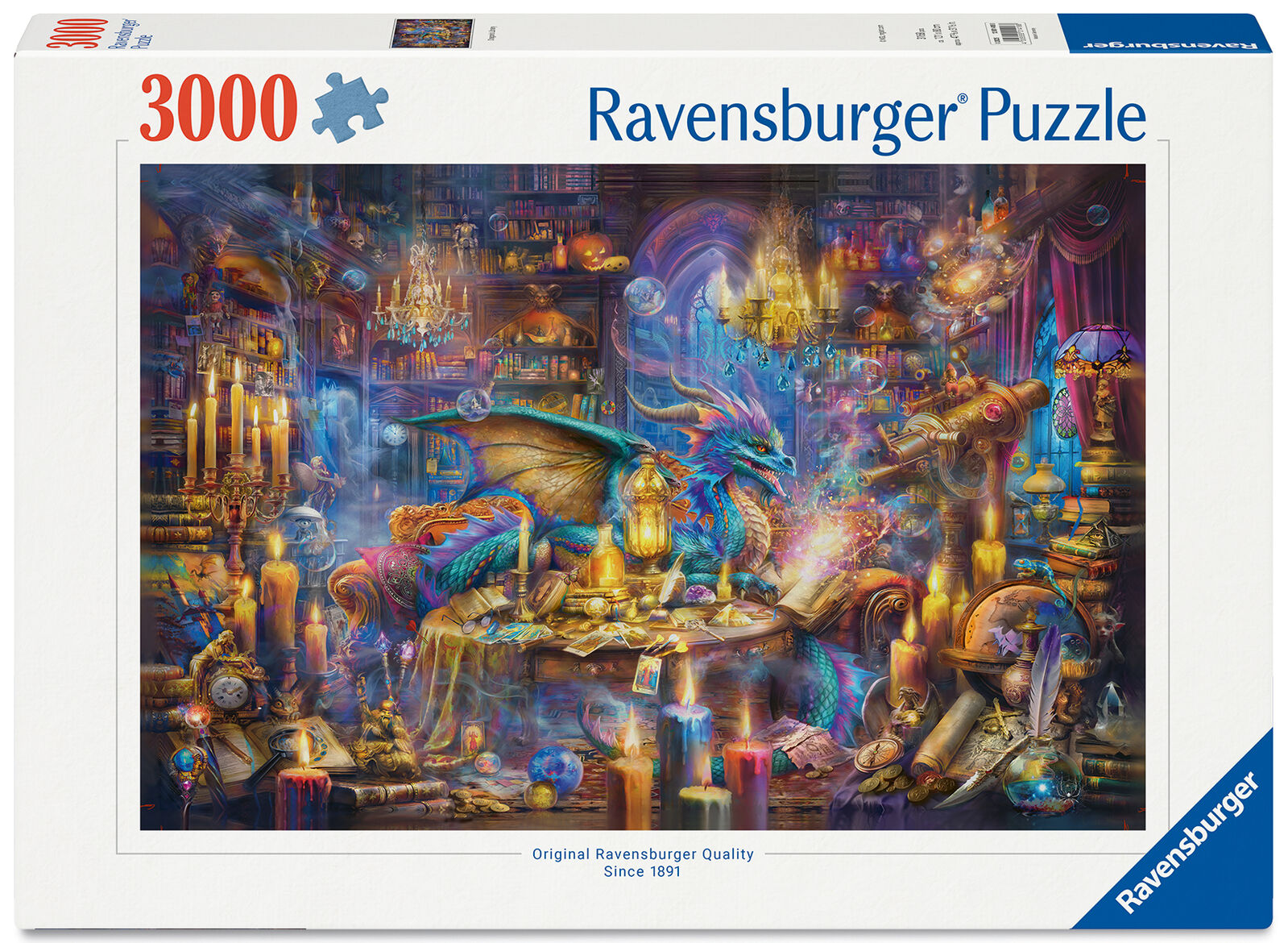 Dragon's Library Jigsaw Puzzle 3000pc