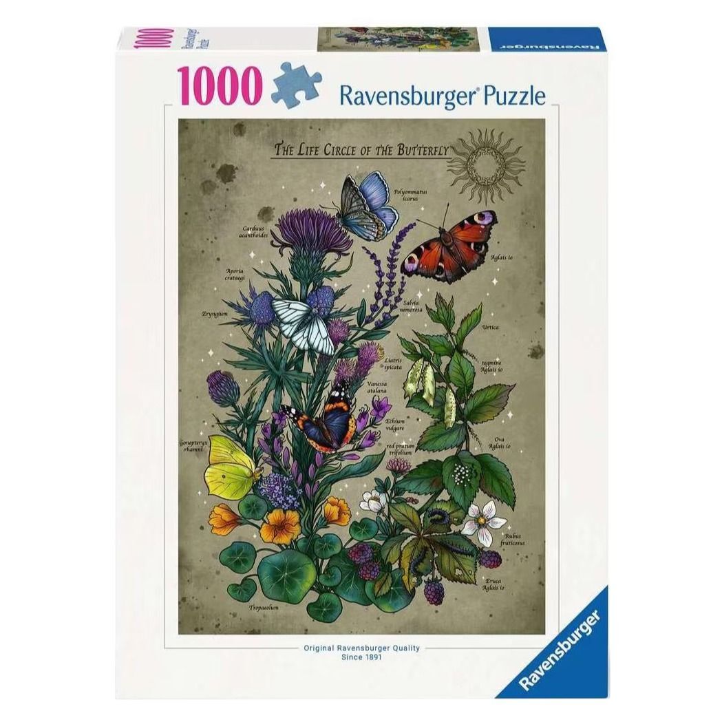 Lifecircle Butterfly Jigsaw Puzzle 1000pc