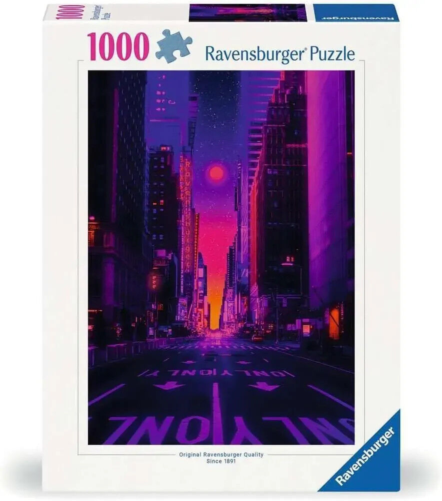 New York in Neon Jigsaw Puzzle 1000pc