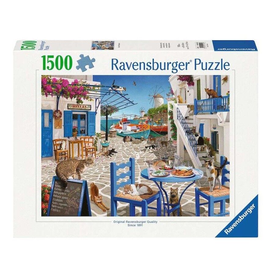 Ravensburger - Cats of Mykonos Puzzle 1500 Pieces