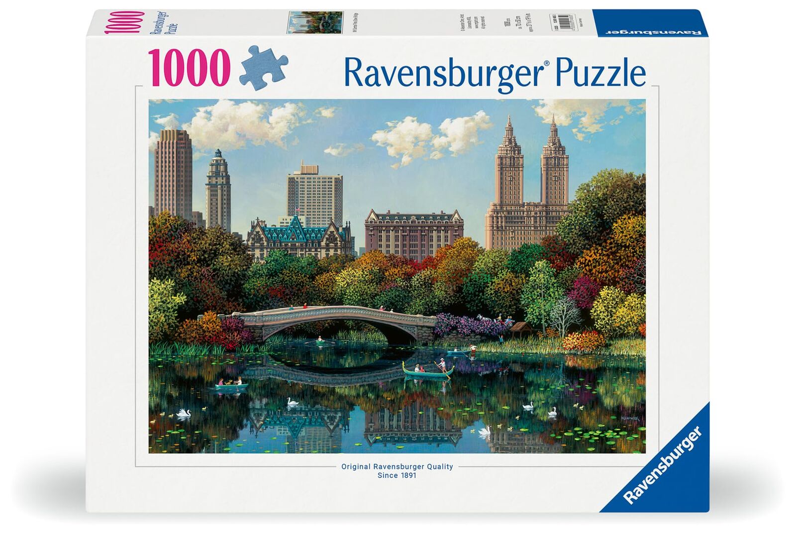 NY Central Park Bow Bridge Jigsaw Puzzle 1000pc