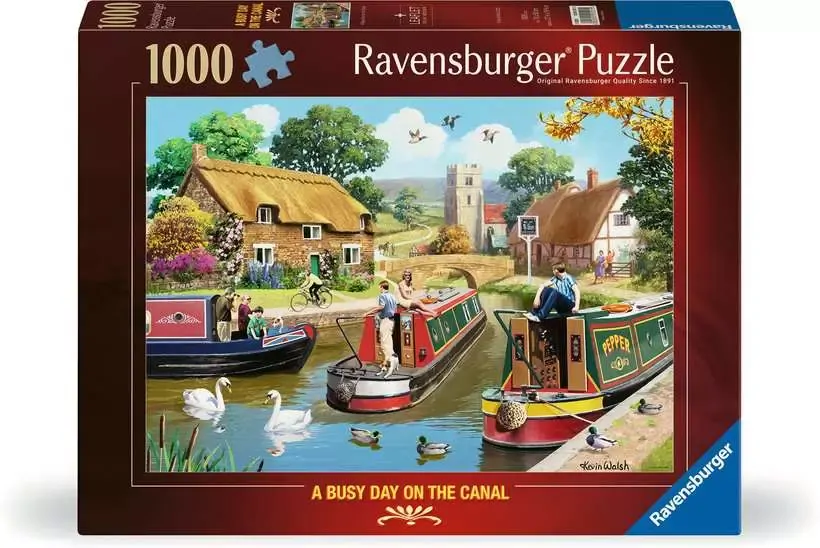 Ravensburger: A Busy Day on the Canal 1000pc