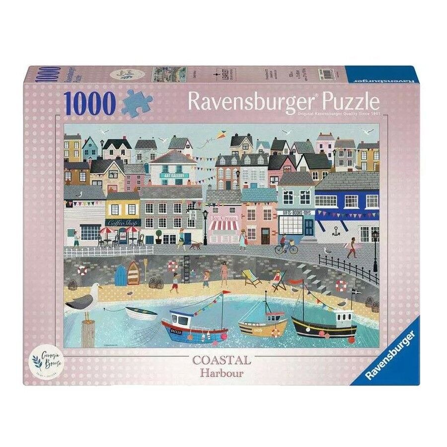 Coastal Harbour Jigsaw Puzzle 1000pc