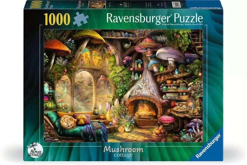 Mushroom Cottage Jigsaw Puzzle 1000pc
