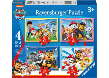 Ravensburger - Paw Patrol 4 in a box (12 16 20 24p)