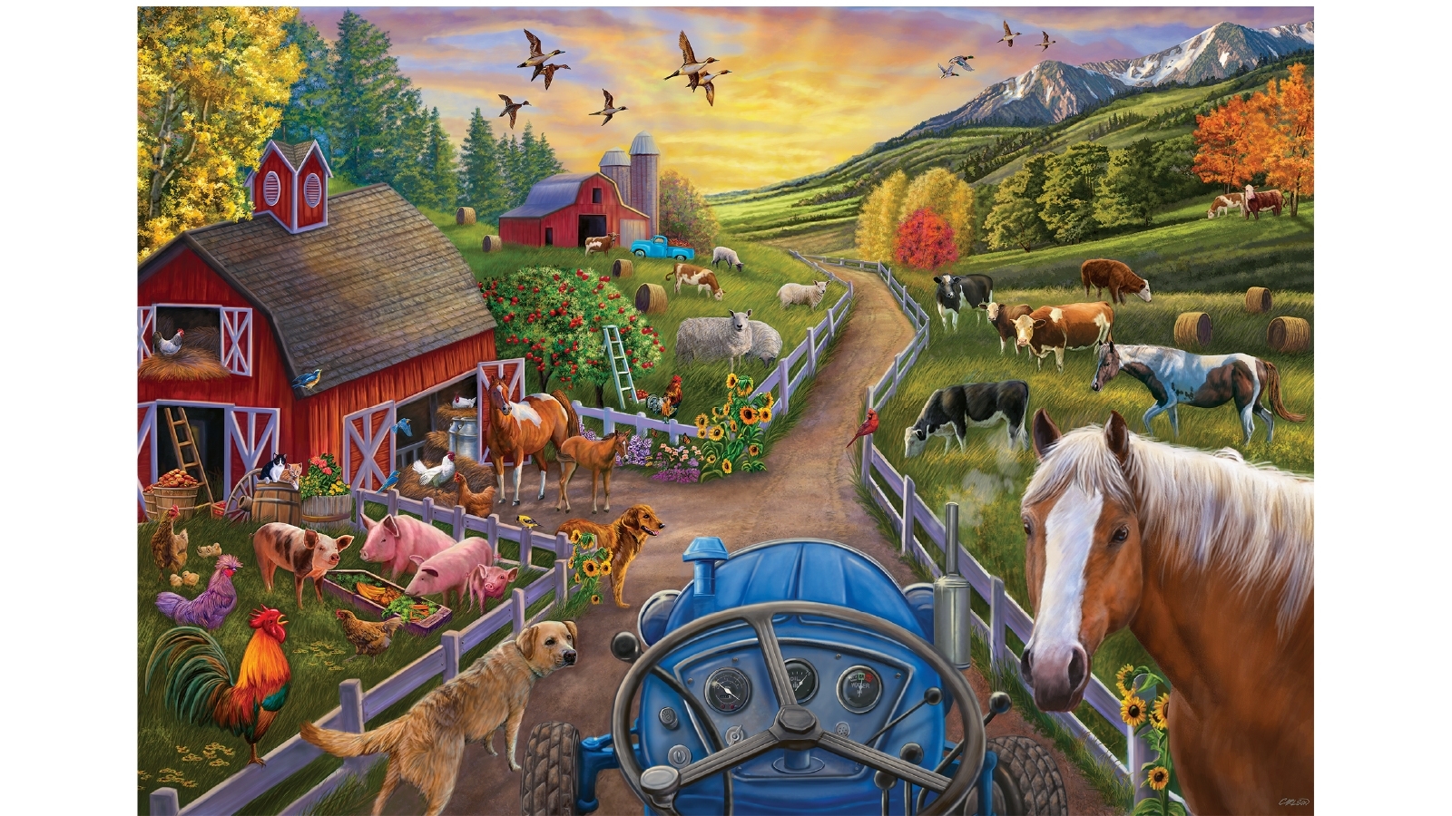Ravensburger: My First Farm Puzzle 24pc