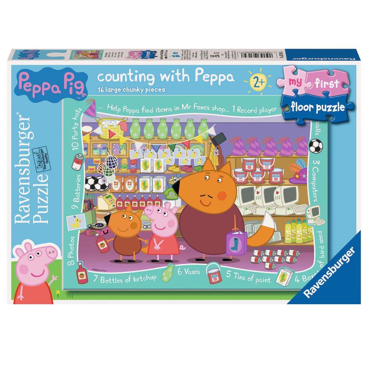 Peppa Pig My First Floor Jigsaw Puzzle 16 Pieces