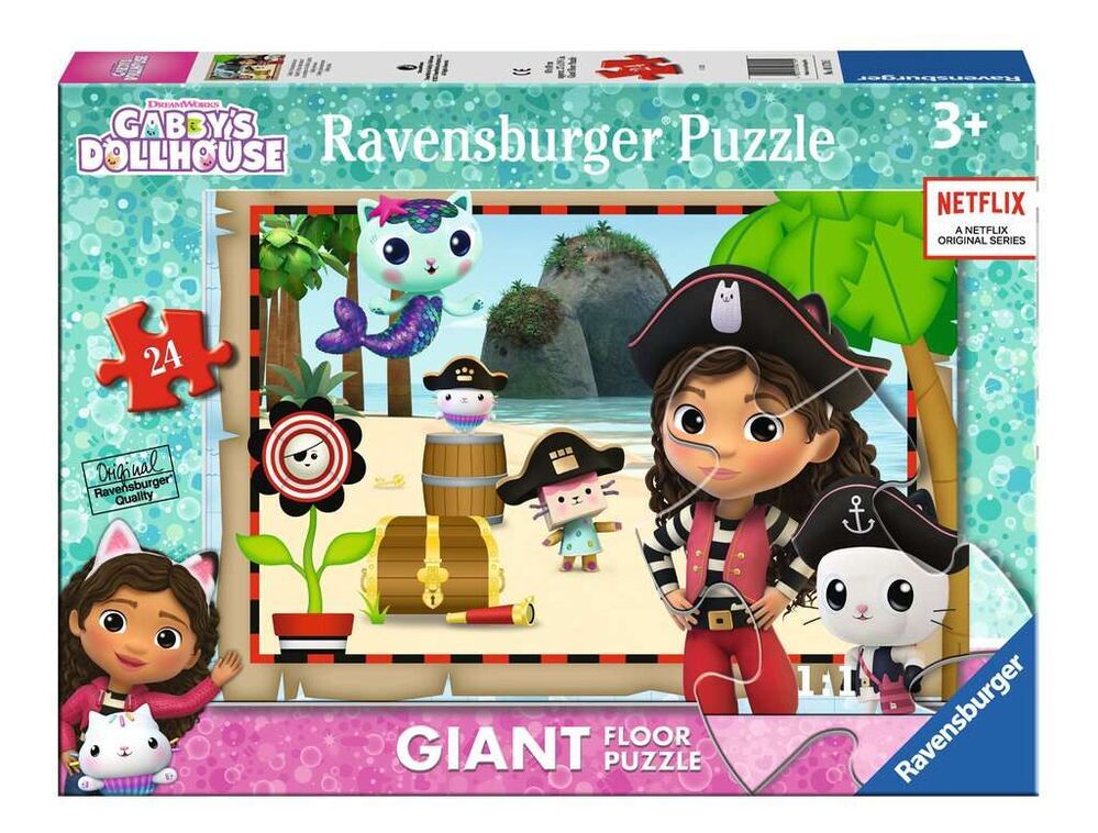 Gabby's Dollhouse Giant Floor Jigsaw Puzzle 24pc