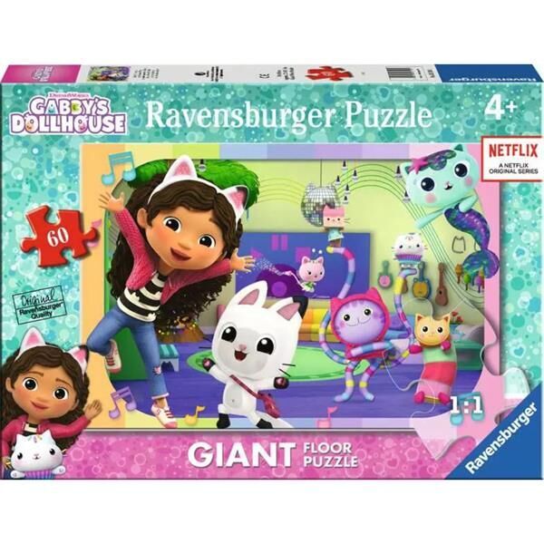 Gabby's Dollhouse Giant Floor jigsaw Puzzle 60pc