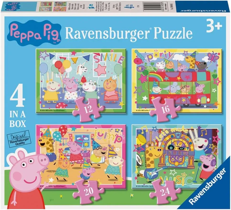 Peppa Pig Jigsaw Puzzles 12/16/20/24pc