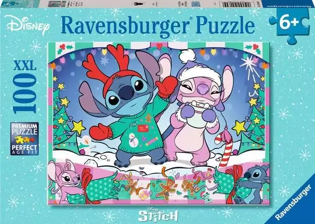 Disney Stitch Christmas Jigsaw Puzzle 100pc