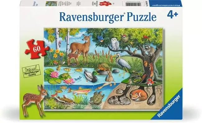 Animals Above And Below  Jigsaw Puzzle 60pc