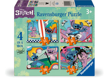 Disney Stitch 4  Jigsaw Puzzles 12/16/20/24pc