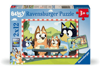 Bluey Jigsaw Puzzles 2x12pc