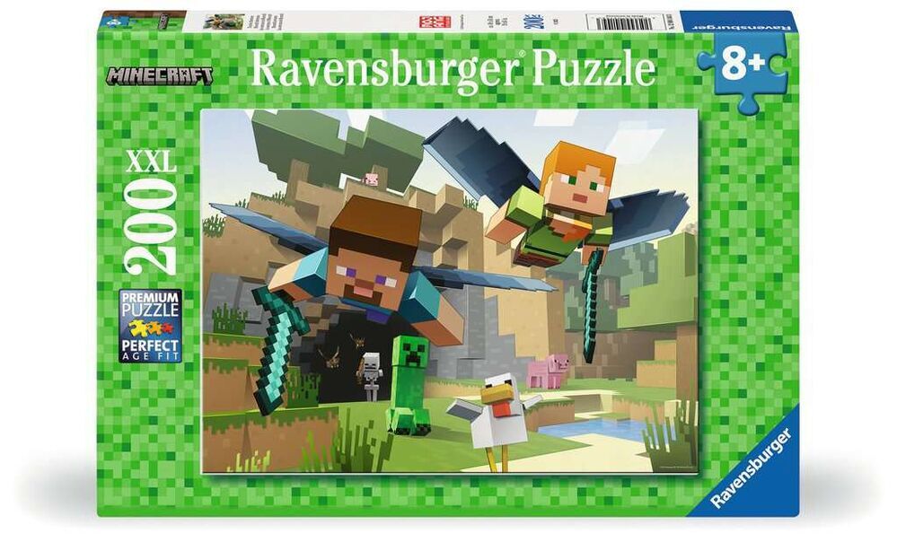 Ravensburger Minecraft Adventures Jigsaw Puzzle 200pc