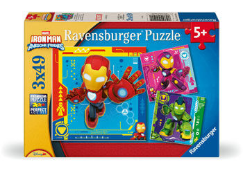 Iron Man & His Awesome Puzzle Friends 3x49 Pieces
