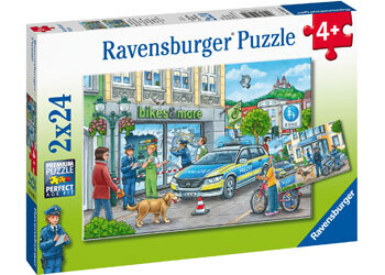 Ravensburger: Police at Work! 2x24pc