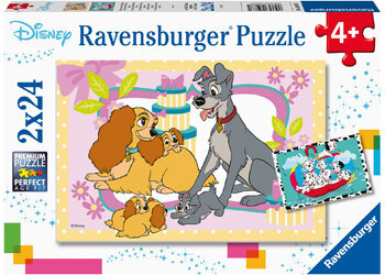 Ravensburger: Disneys Favorite Puppies 2x24pc