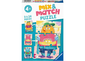 Ravensburger: Mix-Up Monsters! 3 x 24 pc