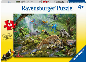 Ravensburger: Rainforest Animals Puzzle 60pc