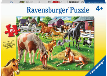 Ravensburger: Happy Horses Puzzle 60pc