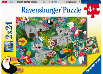 Ravensburger: Koalas and Sloths 2x24pc
