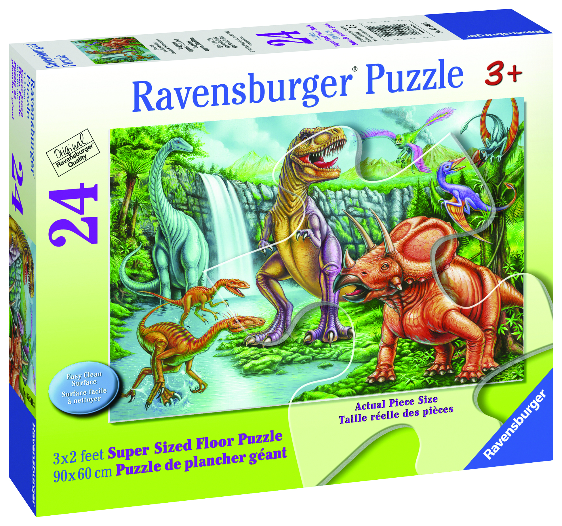Ravensburger: Dino Falls SuperSize Puzzle 24pc
