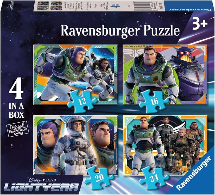 Ravensburger: Buzz Lightyear 4 x 100p