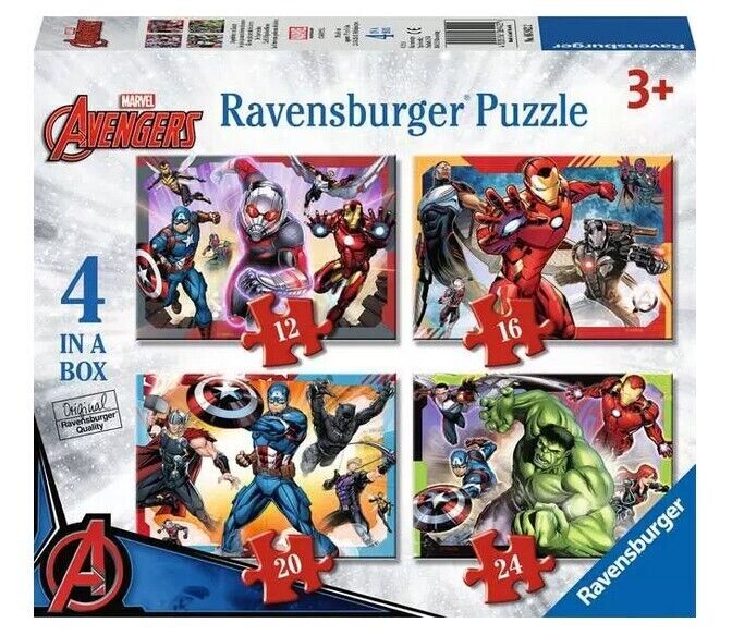 Ravensburger - Disney Marvel Avengers 12/16/20/24p